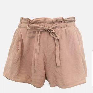 Wilfred Aritzia Montrogue Shorts Medium Dusty Rose Blush Pink EUC